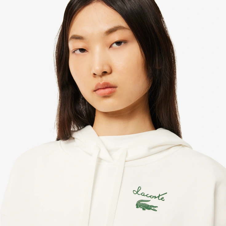 Женская флисовая толстовка Lacoste OVERSIZED Fit
