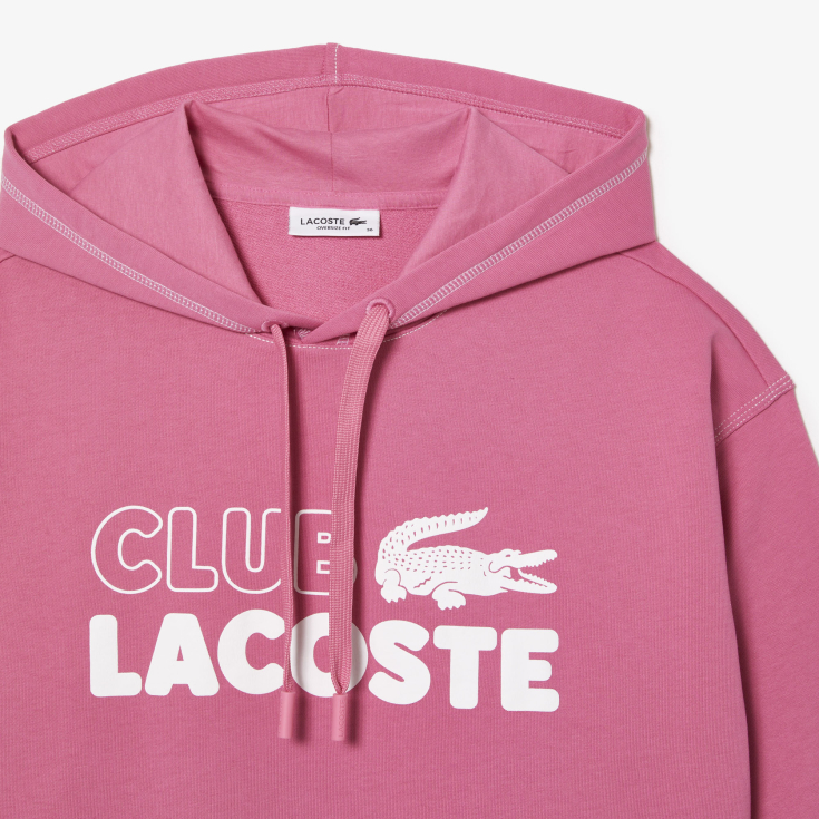 Женская толстовка - худи Lacoste Oversized Fit