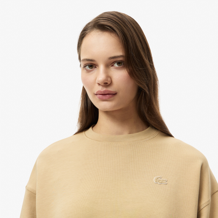 Женская флисовая толстовка Lacoste на молнии