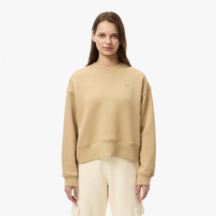 Женская флисовая толстовка Lacoste на молнии