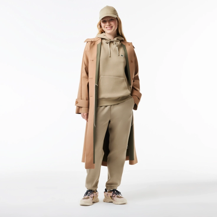 Женское худи Lacoste Loose Fit с карманом-кенгуру