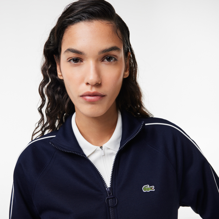 Женская короткая спортивная ветровка Lacoste Paris