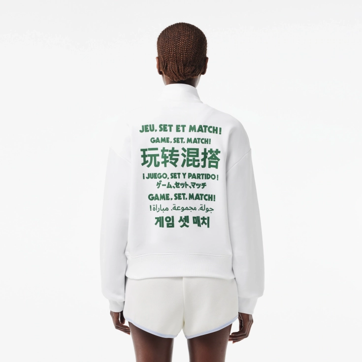 Женская толстовка Lacoste Loose Fit на молнии