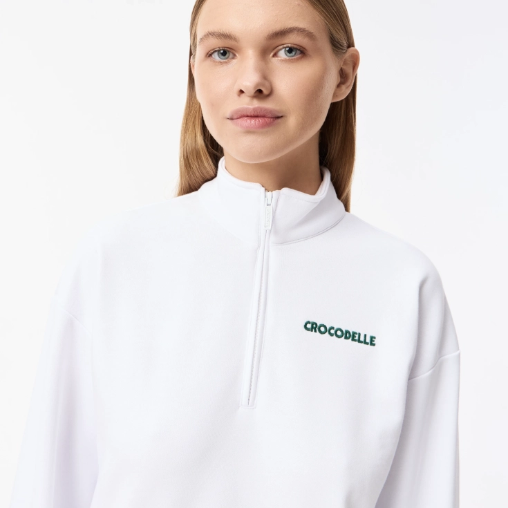 Женская толстовка Lacoste Loose Fit на молнии
