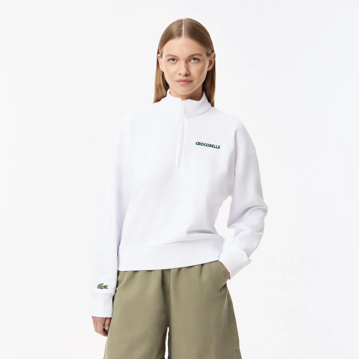 Женская толстовка Lacoste Loose Fit на молнии