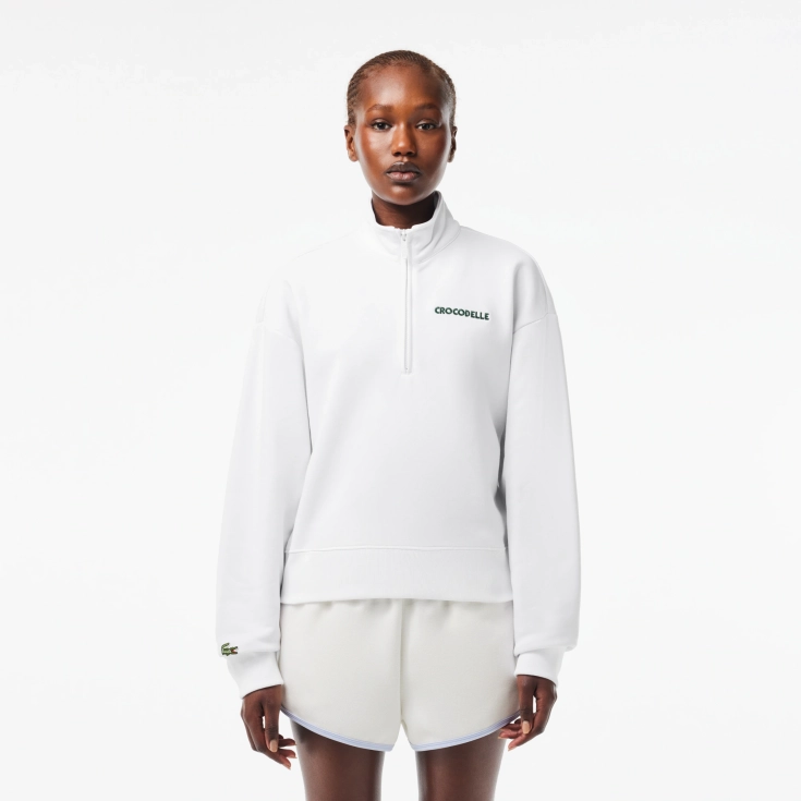 Женская толстовка Lacoste Loose Fit на молнии