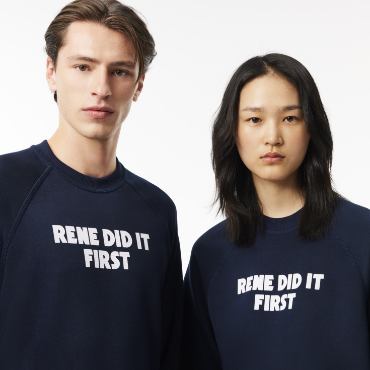 Свитшот Lacoste Unesex с флисом