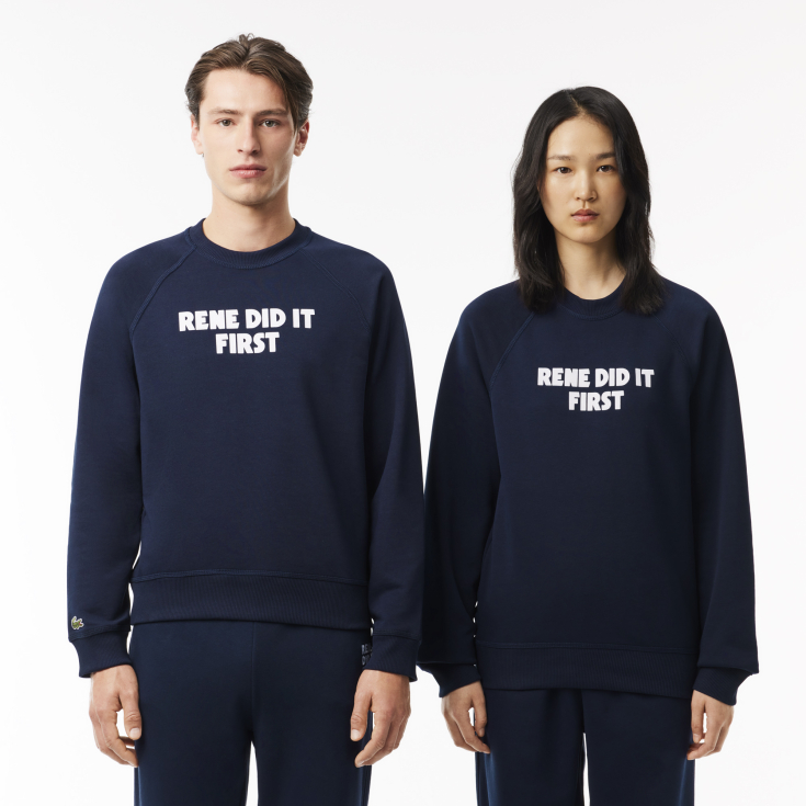 Свитшот Lacoste Unesex с флисом