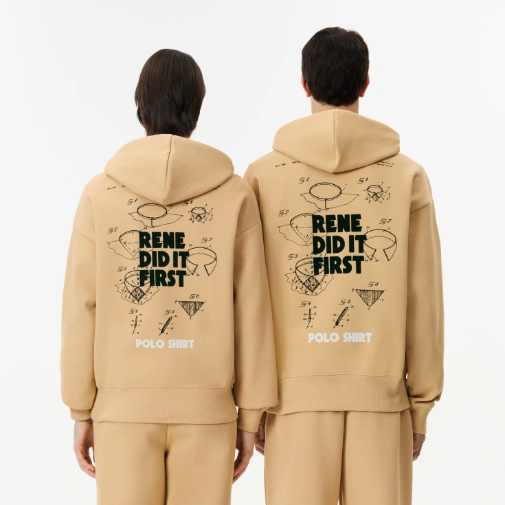 Хлопковое худи Lacoste Unisex с капюшоном