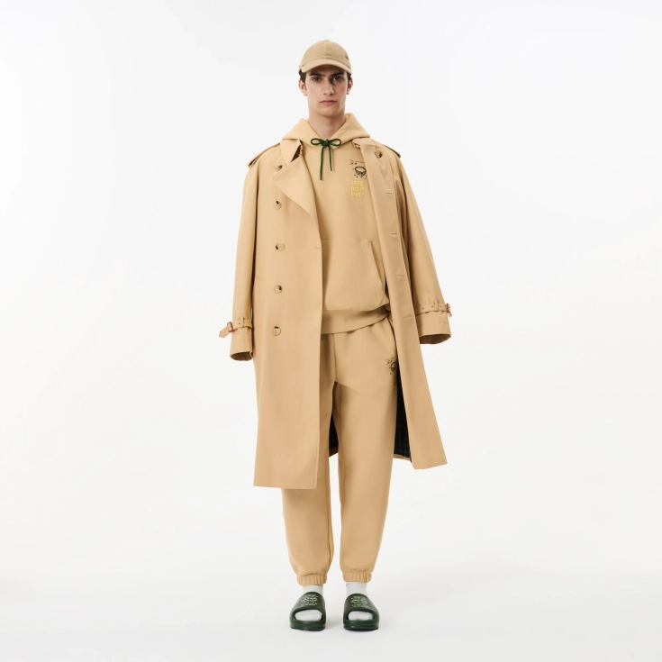 Хлопковое худи Lacoste Unisex с капюшоном