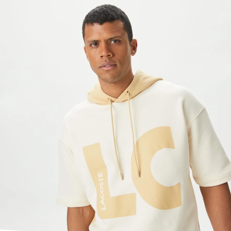 Мужская толстовка Lacoste Loose Fit с капюшоном