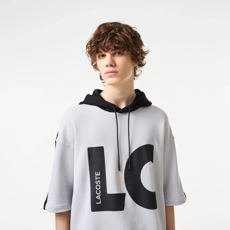 Мужская толстовка Lacoste Loose Fit с капюшоном