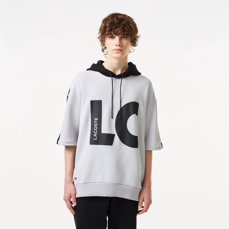 Мужская толстовка Lacoste Loose Fit с капюшоном