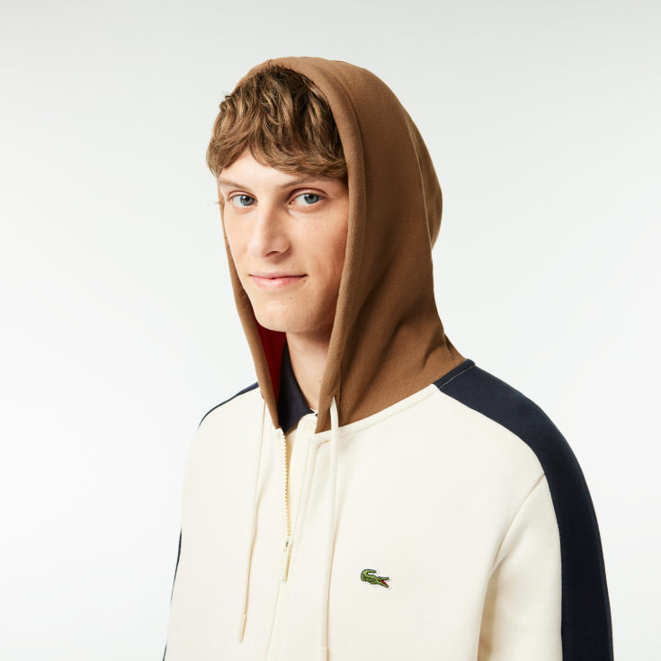 Мужское худи Lacoste с флисом