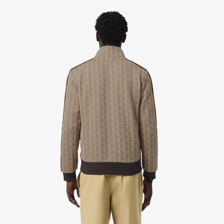 Мужская жаккардовая толстовка Lacoste PARIS с монограммой