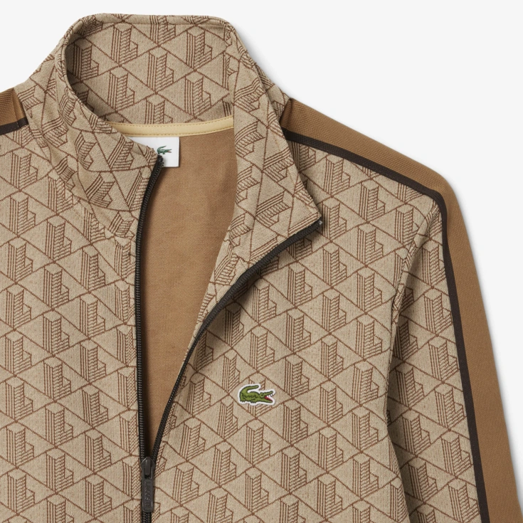 Мужская жаккардовая толстовка Lacoste PARIS с монограммой