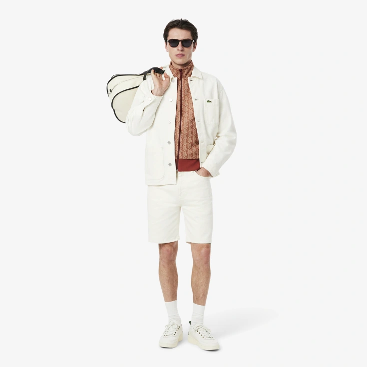 Мужская жаккардовая толстовка Lacoste PARIS с монограммой