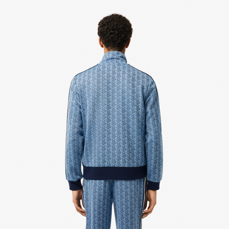 Мужская жаккардовая толстовка Lacoste PARIS с монограммой