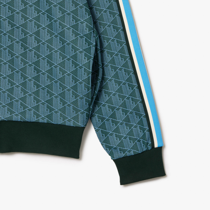 Мужская жаккардовая толстовка Lacoste PARIS с монограммой