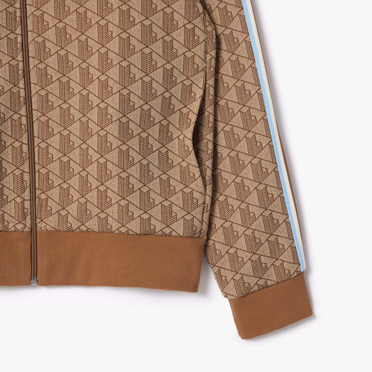 Мужская жаккардовая толстовка Lacoste PARIS с монограммой