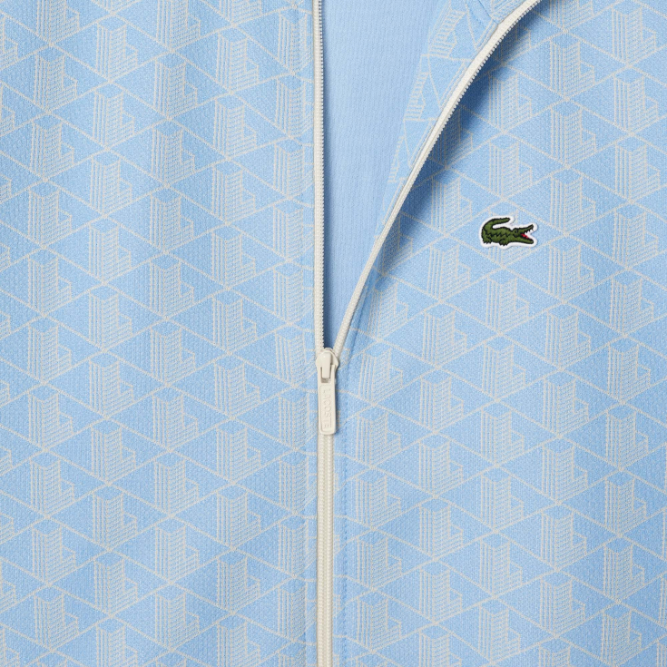 Мужская жаккардовая толстовка Lacoste PARIS с монограммой