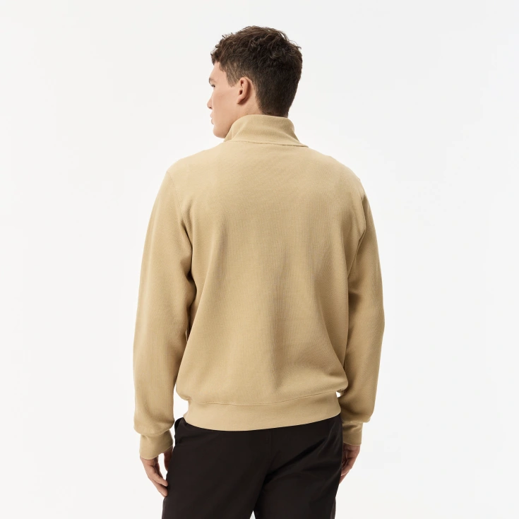 Мужская толстовка Lacoste на молнии с высоким воротом