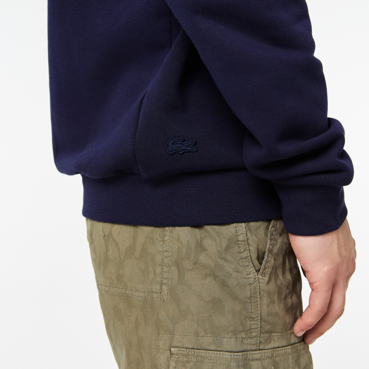 Мужской хлопковый свитшот Lacoste Slim Fit