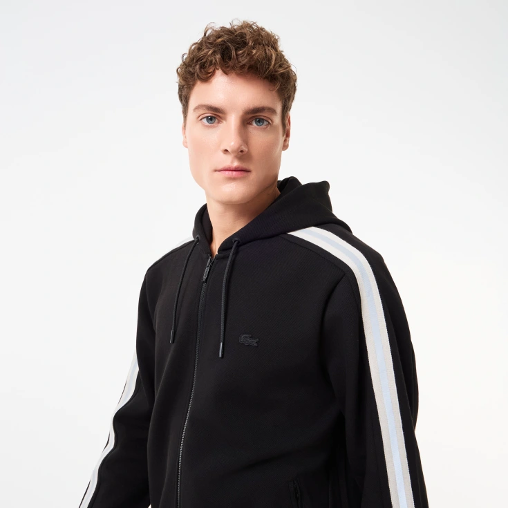 Мужская толстовка Lacoste с капюшоном на молнии