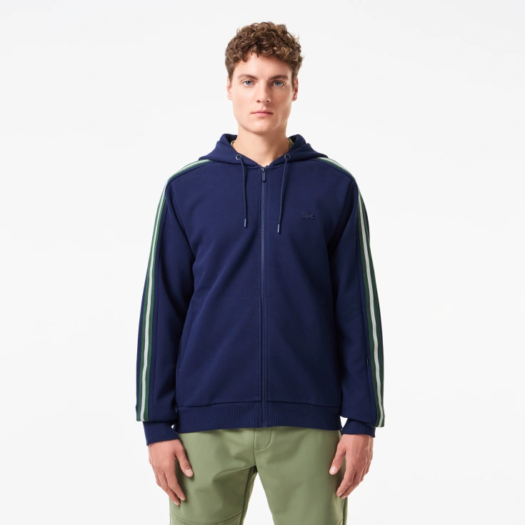 Мужская толстовка Lacoste с капюшоном на молнии