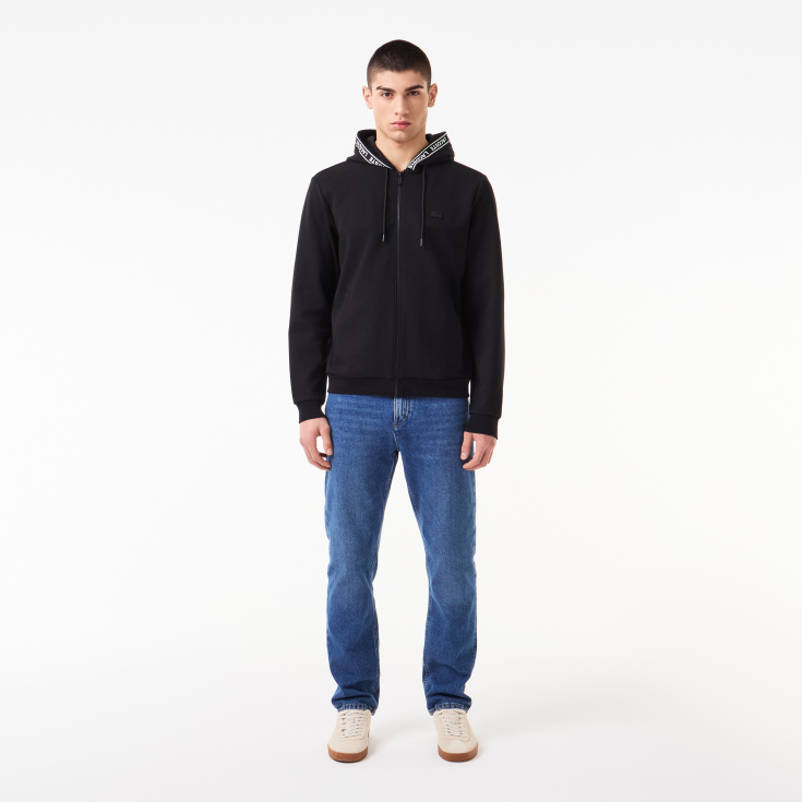 Мужская толстовка Lacoste с капюшоном на молнии
