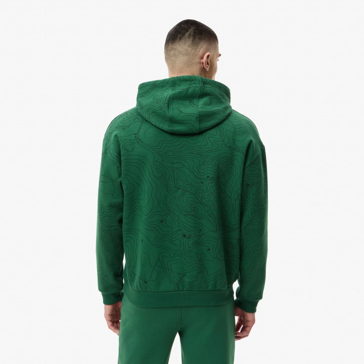 Мужской хлопковый свитшот Lacoste OVERSIZE FIT