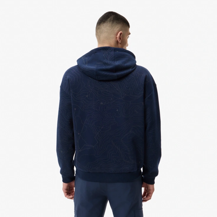 Мужской хлопковый свитшот Lacoste OVERSIZE FIT