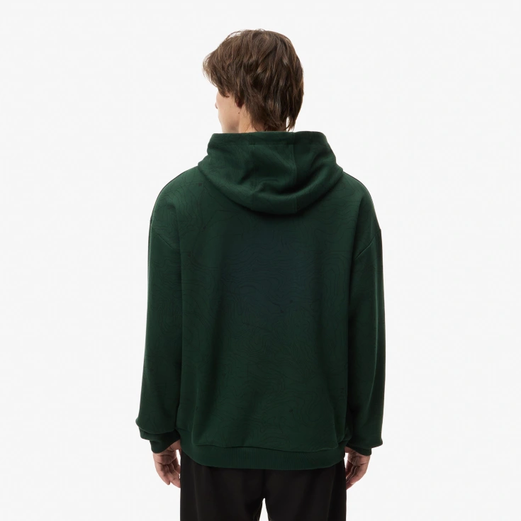 Мужской хлопковый свитшот Lacoste OVERSIZE FIT