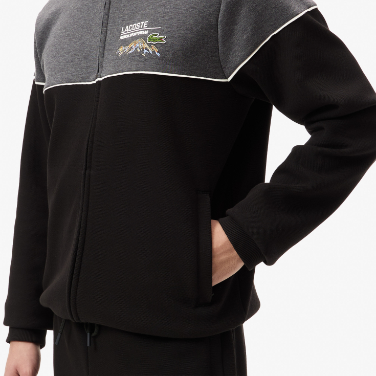 Мужской хлопковый свитшот Lacoste SLIM FIT