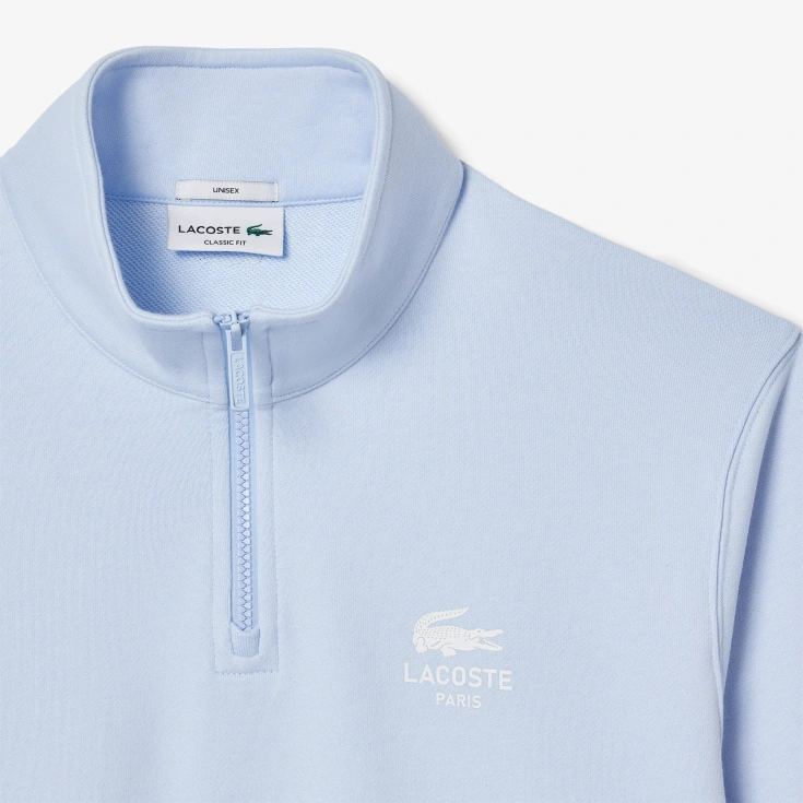 Свитшот Lacoste Unisex с застежкой-молнией с высоким воротом