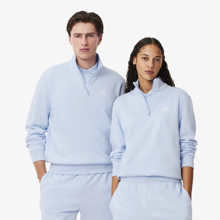 Свитшот Lacoste Unisex с застежкой-молнией с высоким воротом