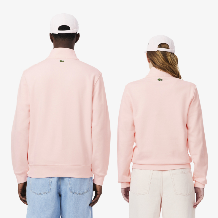 Свитшот Lacoste Unisex с застежкой-молнией с высоким воротом