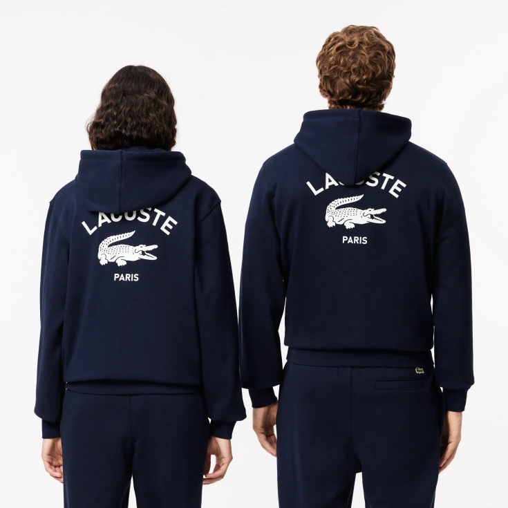 Хлопковая толстовка Lacoste Unisex с капюшоном