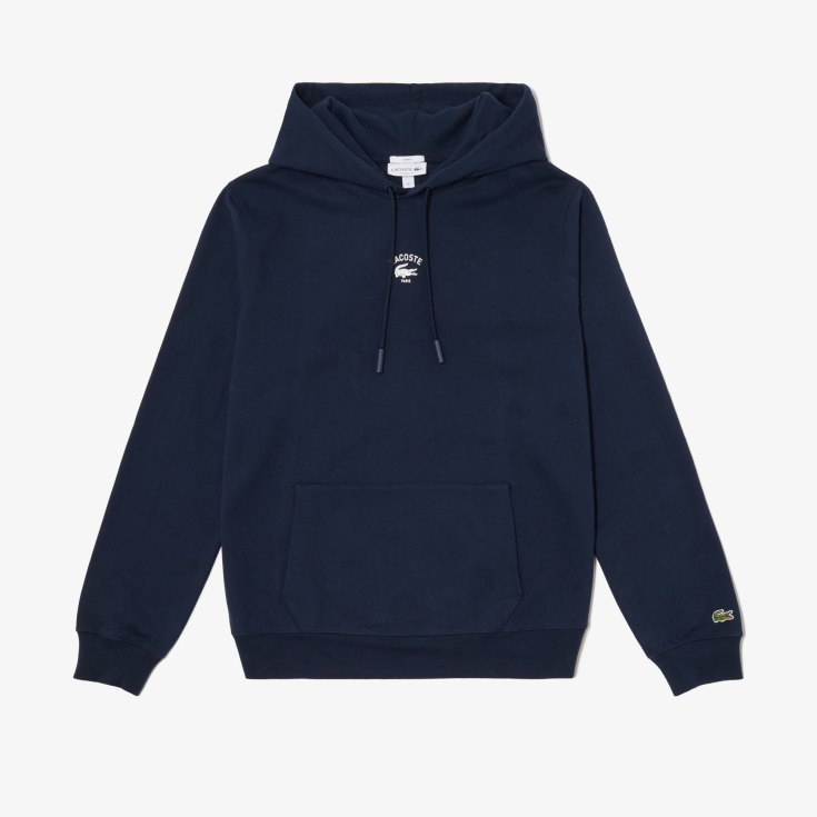 Хлопковая толстовка - худи Lacoste Unisex с капюшоном