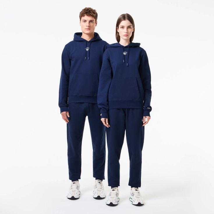 Хлопковая толстовка - худи Lacoste Unisex с капюшоном