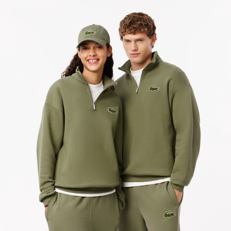 Толстовка Lacoste Unisex с молнией и высоким воротом