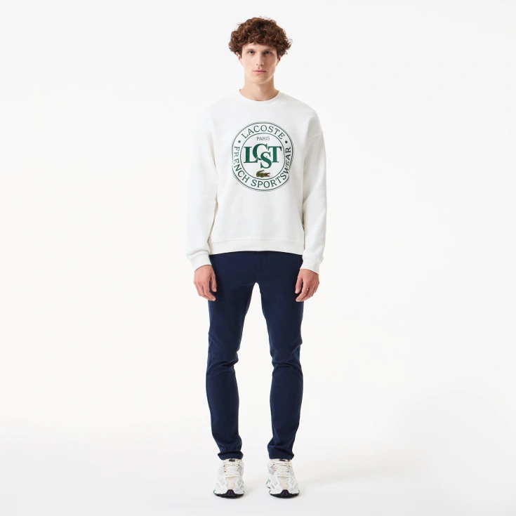 Мужской флисовый свитшот Lacoste Loose Fit