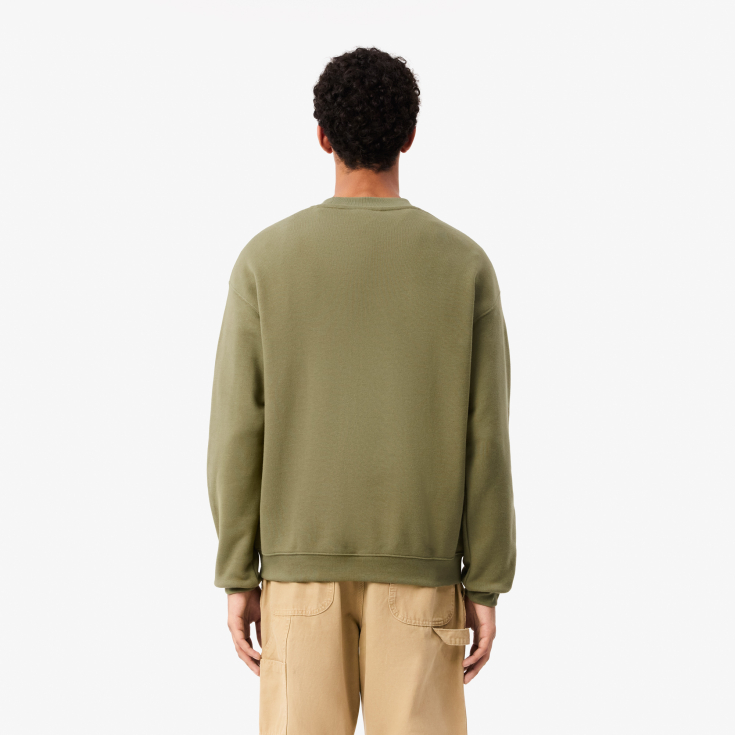 Мужской флисовый свитшот Lacoste Loose Fit