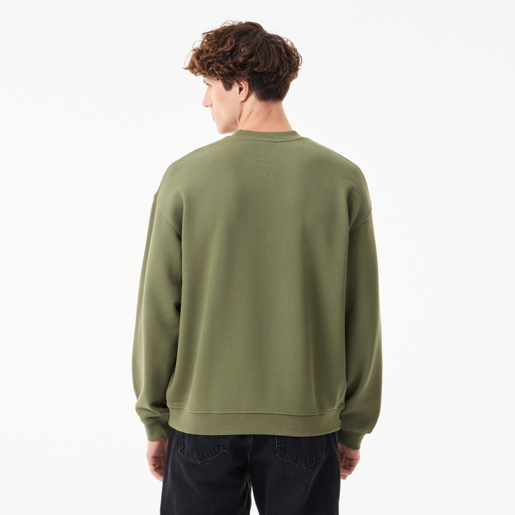 Мужской флисовый свитшот Lacoste Loose Fit