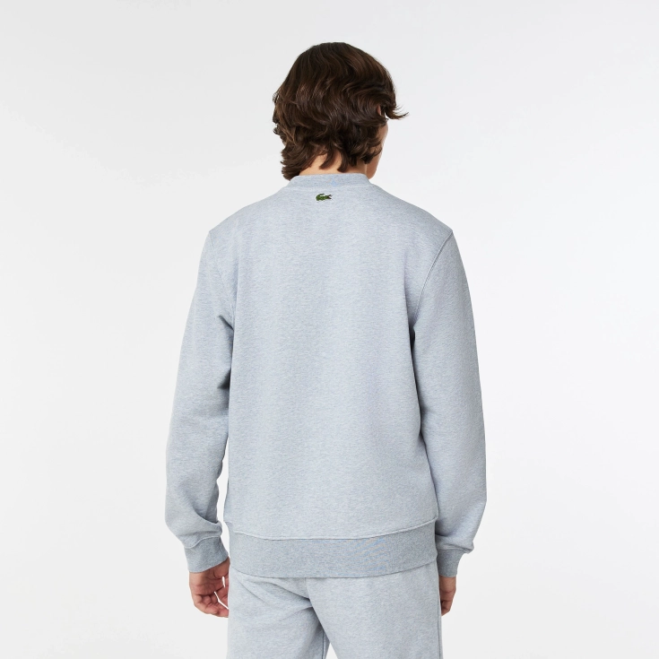 Мужской хлопковый свитшот Lacoste с флисом