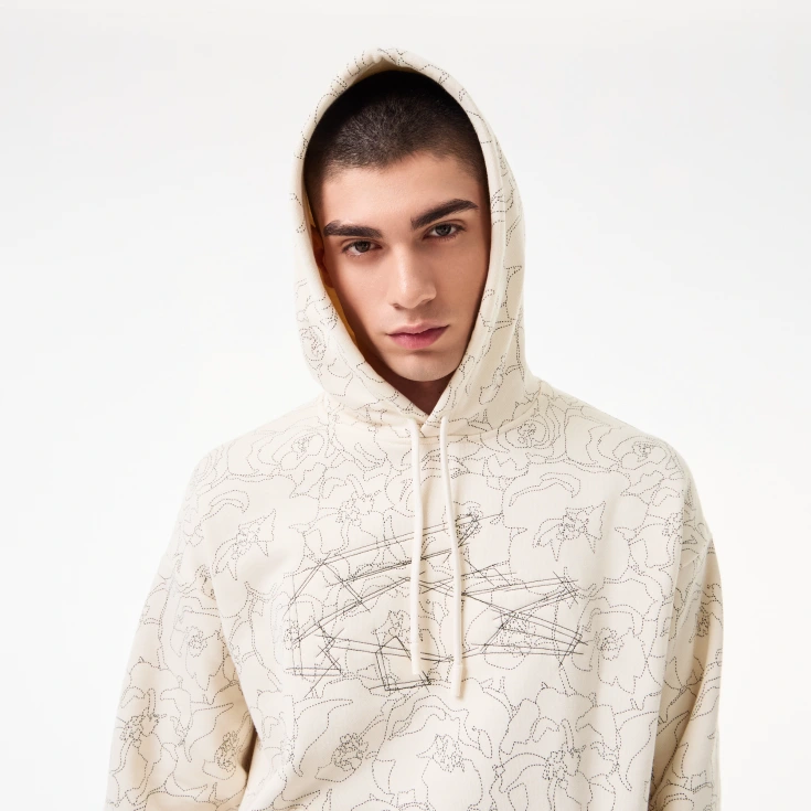 Мужская толстовка - худи Lacoste из хлопка