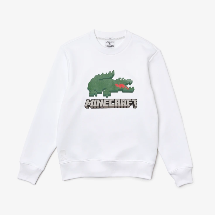 Хлопковый свитшот Lacoste x Minecraft Unisex