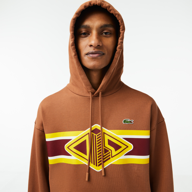 Мужское хлопковое худи Lacoste Loose Fit
