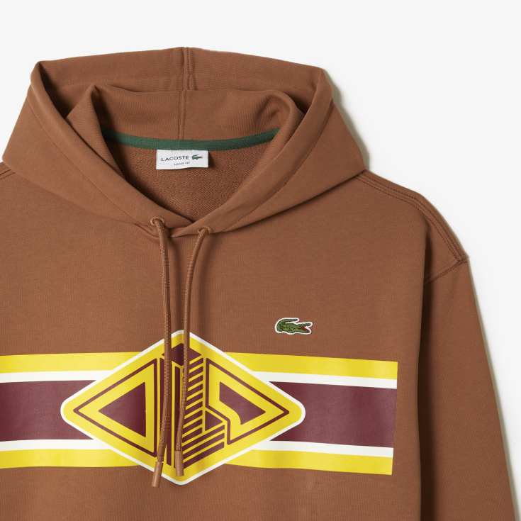 Мужское хлопковое худи Lacoste Loose Fit