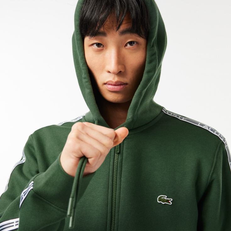 Мужская толстовка Lacoste Classic Fit с флисом